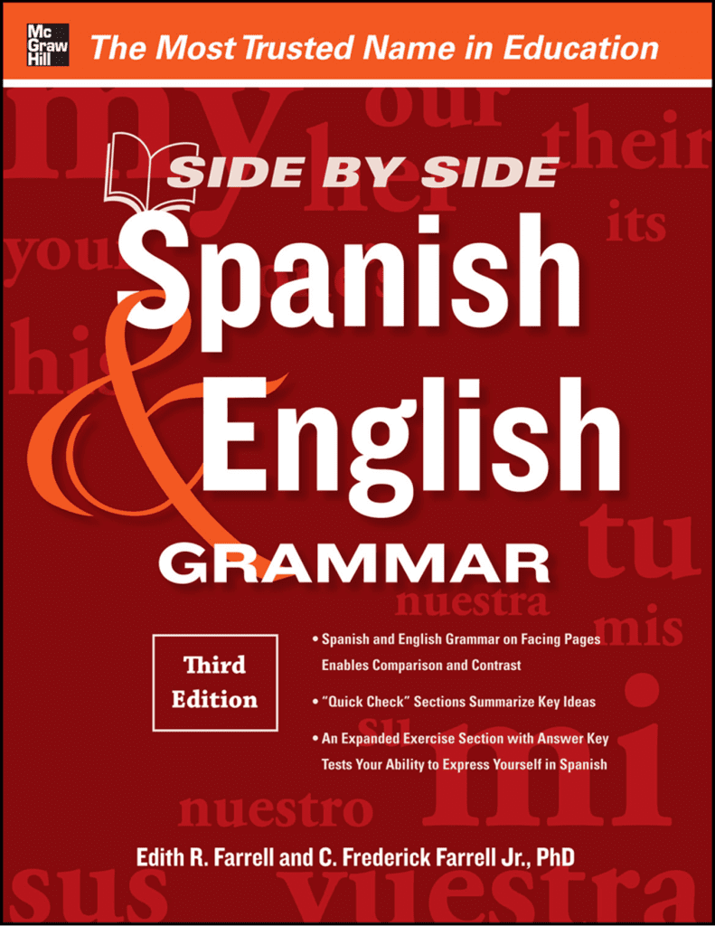 Rich Results on Google's SERP when searching for 'Side-By-Side Spanish and English Grammar Book'